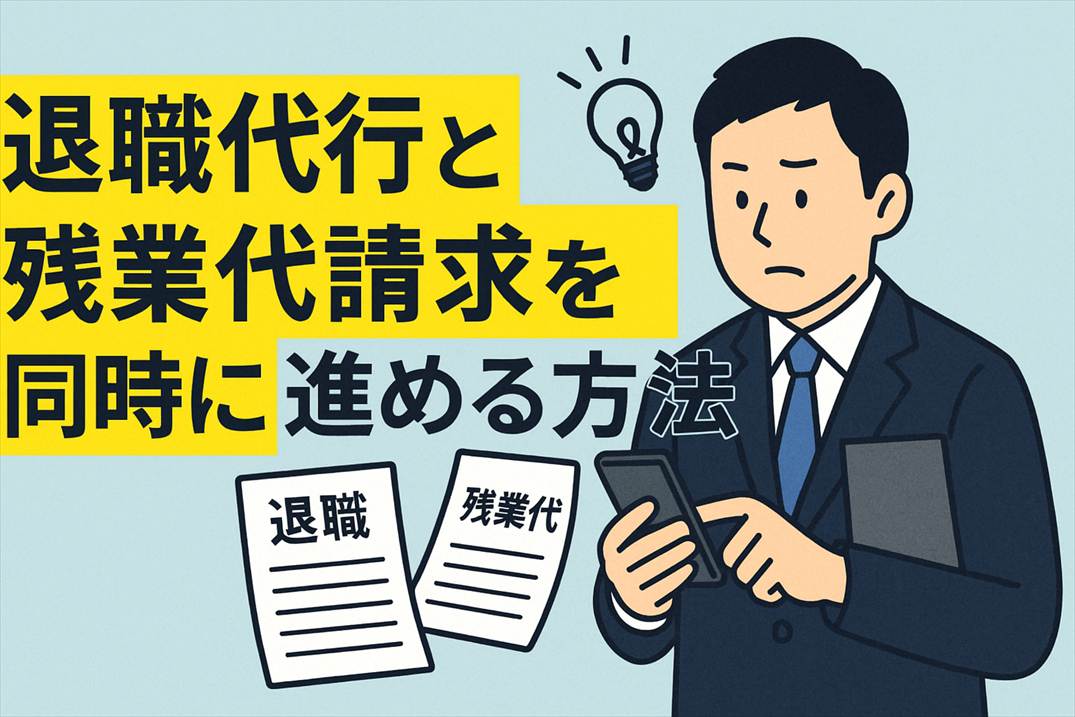 退職代行と残業代請求を同時に進める方法と業者選びのポイント