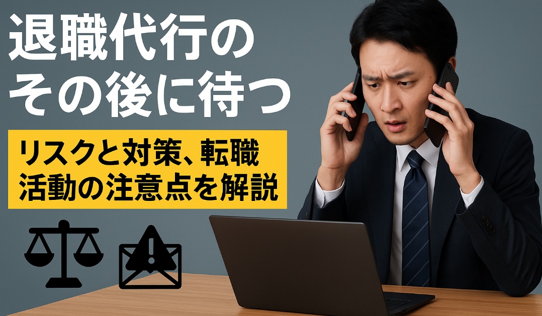 退職代行のその後に待つリスクと対策、転職活動の注意点を解説
