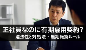 正社員なのに有期雇用契約?違法性と対処法、無期転換ルール